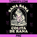 Sana Sana Colita De Rana PNG, Cute Frog Design PNG
