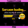 Sarcasm Loading Retro PNG, Arcade IT Humor Design PNG