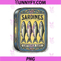 Sardines Vintage Canned Fish PNG, Parody Fun Capybara Safe PNG