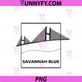 Savannah Blue PNG, Design PNG