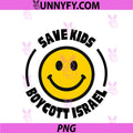 Save Kids PNG, Happy Face BDS Human Rights Boycott Israel PNG