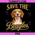 Save The Beagles PNG, Dog Lover Beagle Awareness PNG 