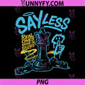 Say Less Streetwear Retro PNG, Matching Gamma Blue PNG
