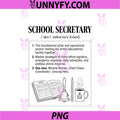 School Secretary PNG, Definition Desk Bell Office Staff Humor PNG