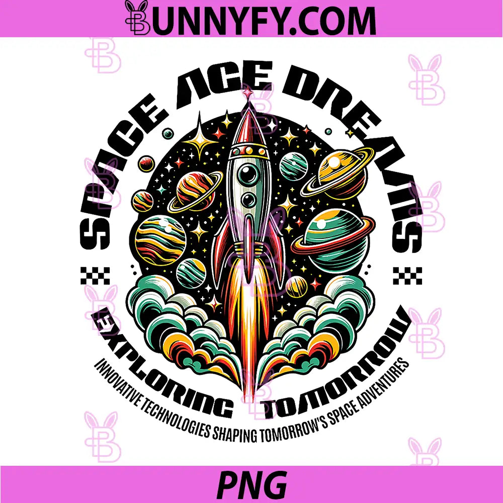 Sci Fi Space Age Dreams PNG, Exploring Tomorrow PNG