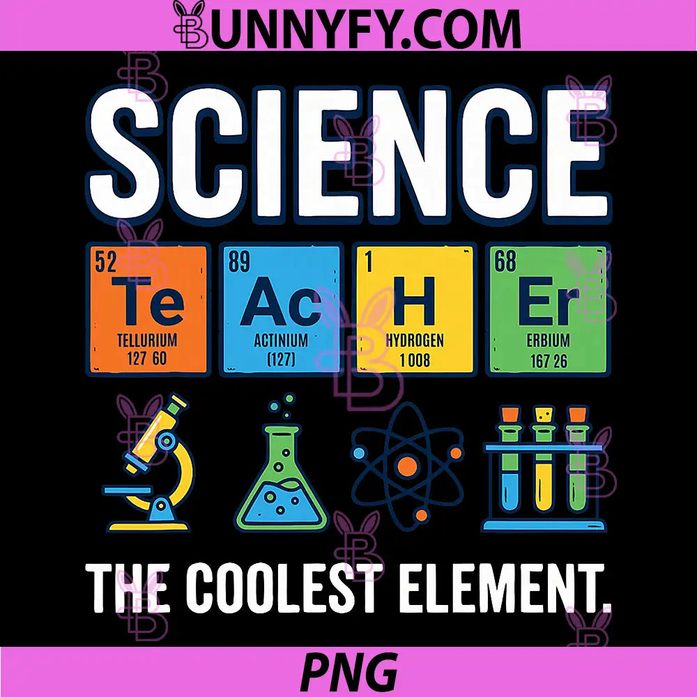Science Teacher PNG, Cool Element Periodic Table Chemistry PNG