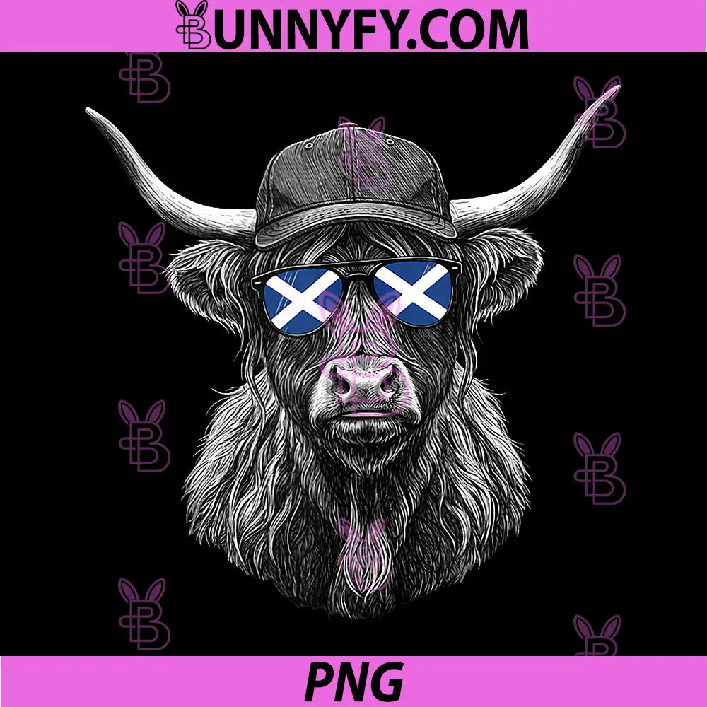 Scotland Flag PNG, Highlander Cow Scottish Highland Cow PNG