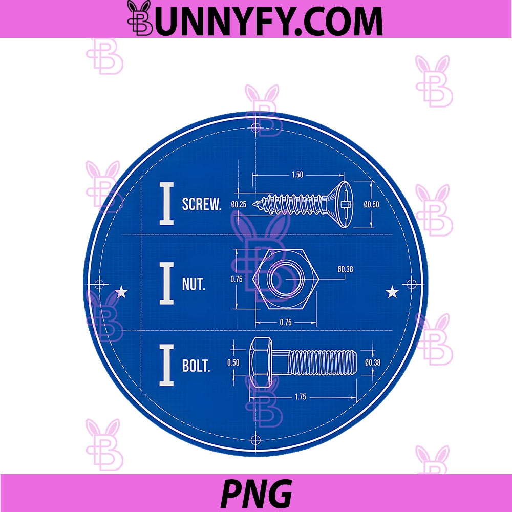 Screw Nut Bolt Blueprint Technical PNG, Drawing Mechanics PNG