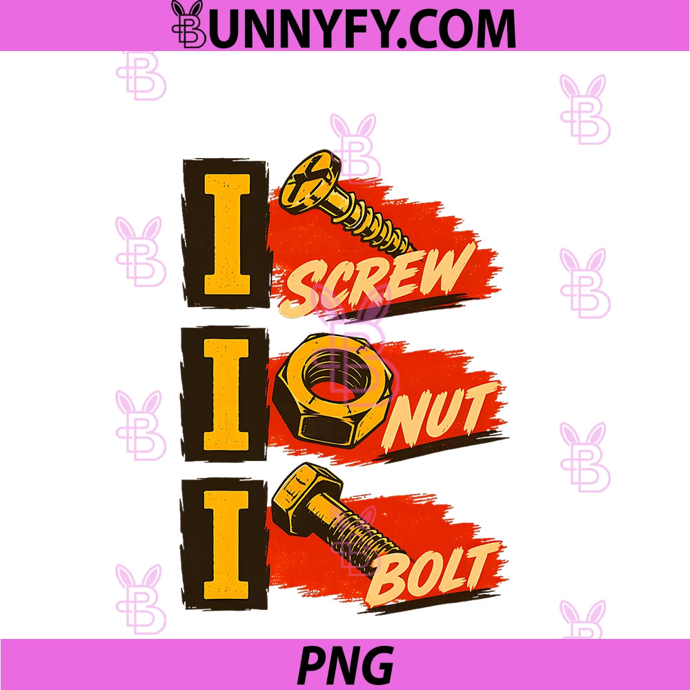 Screw Nut Bolt Retro PNG, Hardware Tools Mechanic PNG
