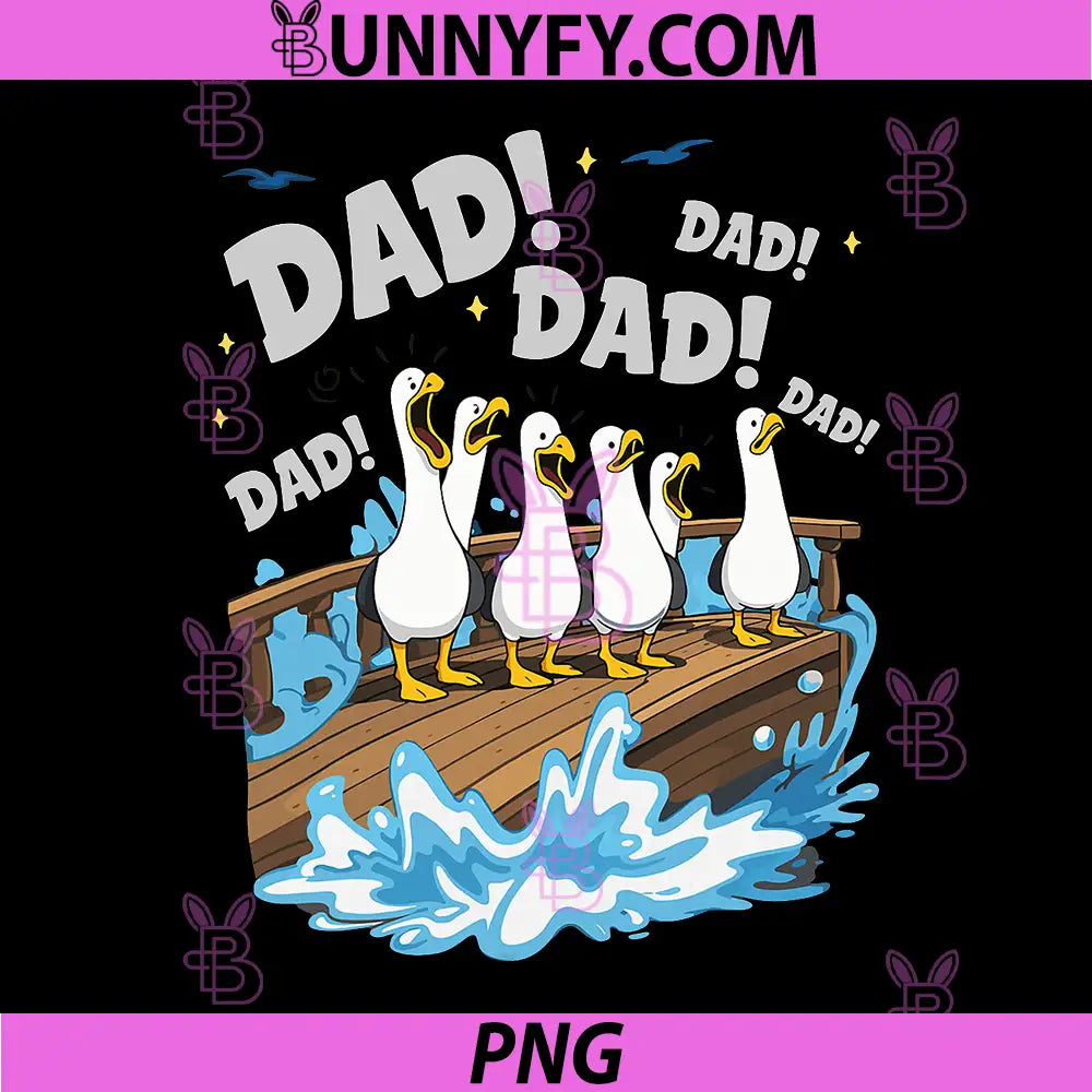Seagull Dad Funny PNG, Dad Humor Ocean Life PNG
