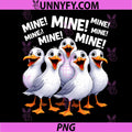 Seagull Mine Funny PNG, Seagull Bird PNG