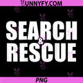 Search And Rescue Bold Typography PNG, Emergency Response Design PNG