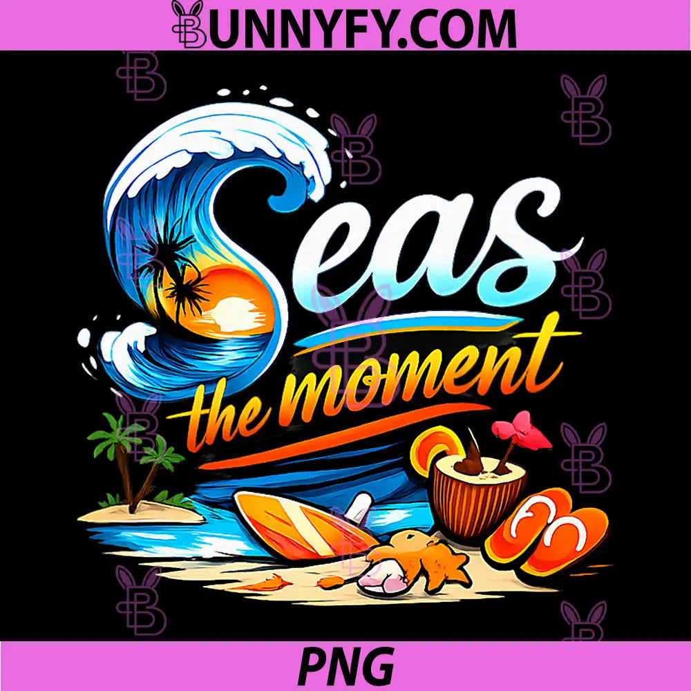 Seas The Moment PNG, Permanent Vacation Party Wave S PNG