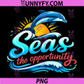 Seas The Opportunity PNG, Dolphin Wave Vacation Party PNG