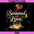 Seasoned with Love PNG, Heart Spice Jar Cooking Design PNG