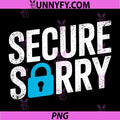 Secure Sorry PNG, Padlock Funny Cybersecurity Tech PNG