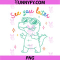 See Ya Later Alligator PNG, Funny Gator PNG