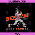 See Yah! Pete Alonso Baltimore PNG, Baseball MLBPA PNG