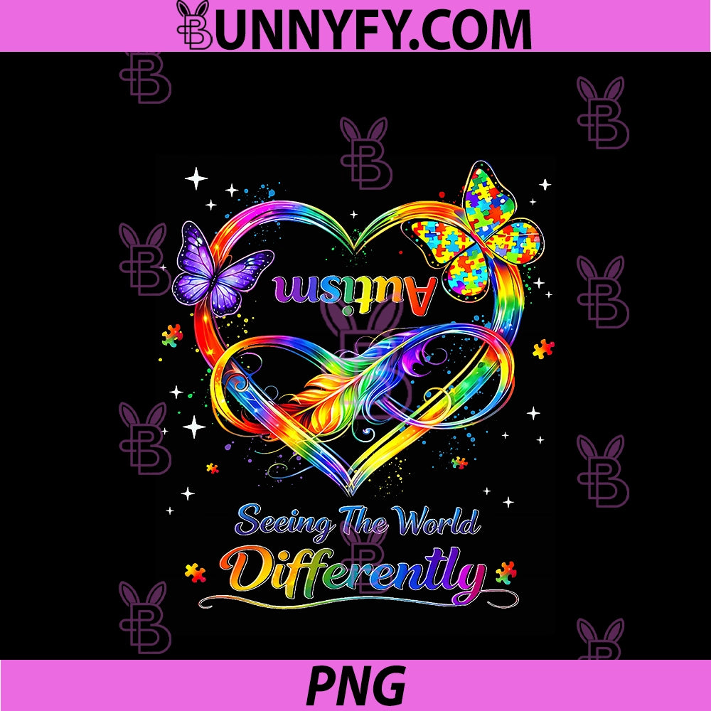 Seeing The World Differently PNG, Autism Awareness Girl Kid Women PNG