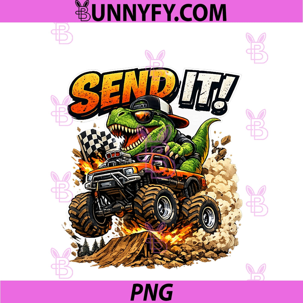Send It PNG, T-Rex PNG