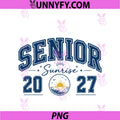 Senior Sunrise 2027 Class Of 2027 High School PNG, Graduation PNG