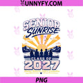 Senior Sunrise PNG, 2027 Pink PNG