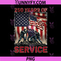 Service 250 Years 1776-2026 PNG, 250th Birthday PNG