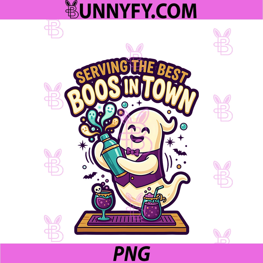 Serving The Best Boos In PNG, Halloween Humor G Ghostly Good Time PNG