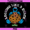 Sesame Street Cookie Monster PNG, Snack Big Cookie PNG
