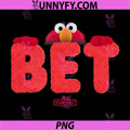Sesame Street PNG, Elmo Fur Bet PNG
