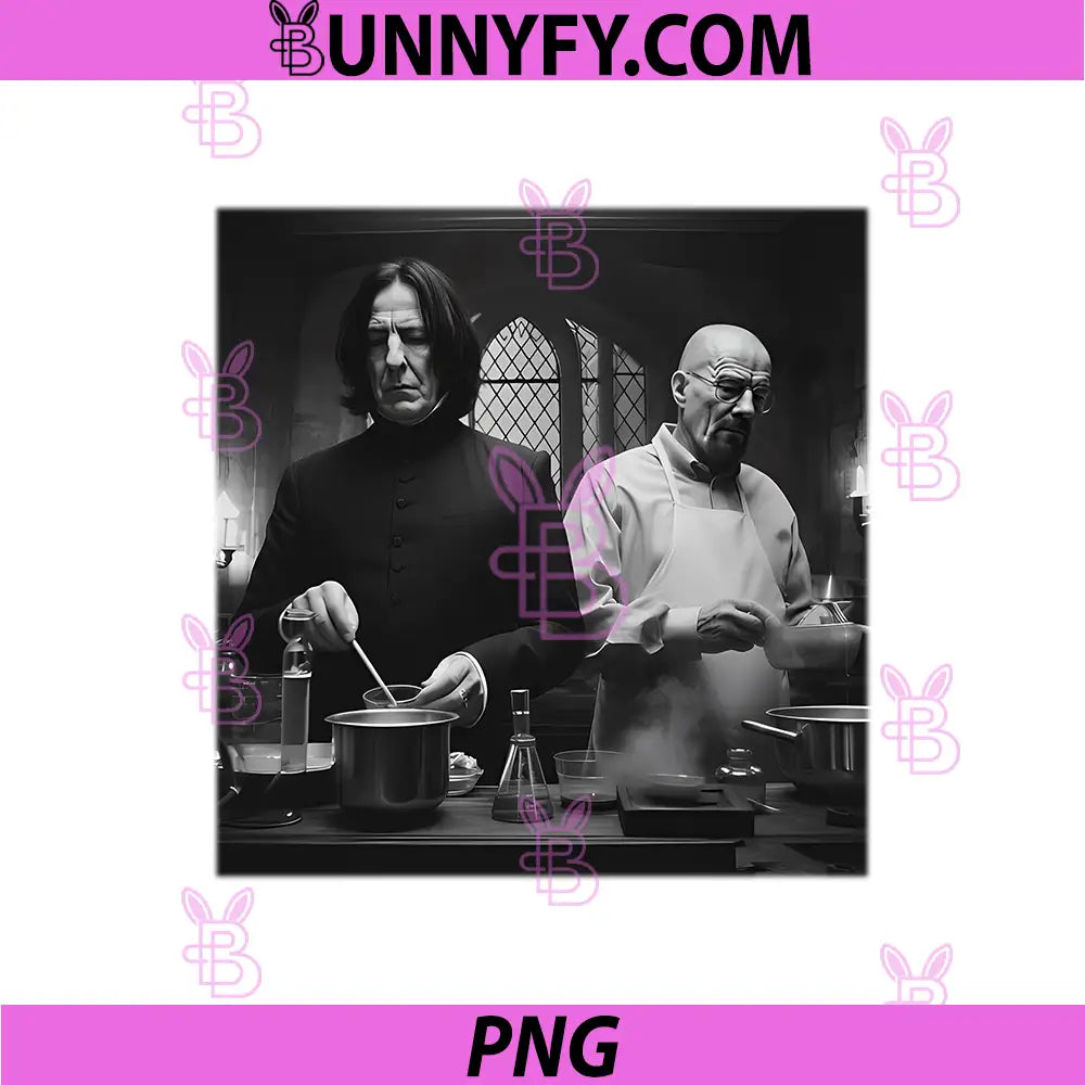 Severus Snape And Walter White Lab Meme PNG, Funny Chemistry Parody PNG