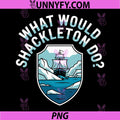 What Would Shackleton Do Explorer PNG, Polar Ice Ship Art PNG