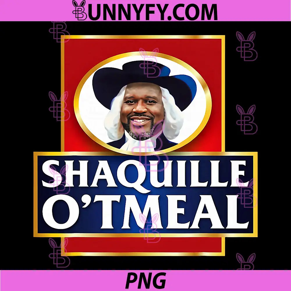 Shaquille Oatmeal PNG, Funny Meme PNG