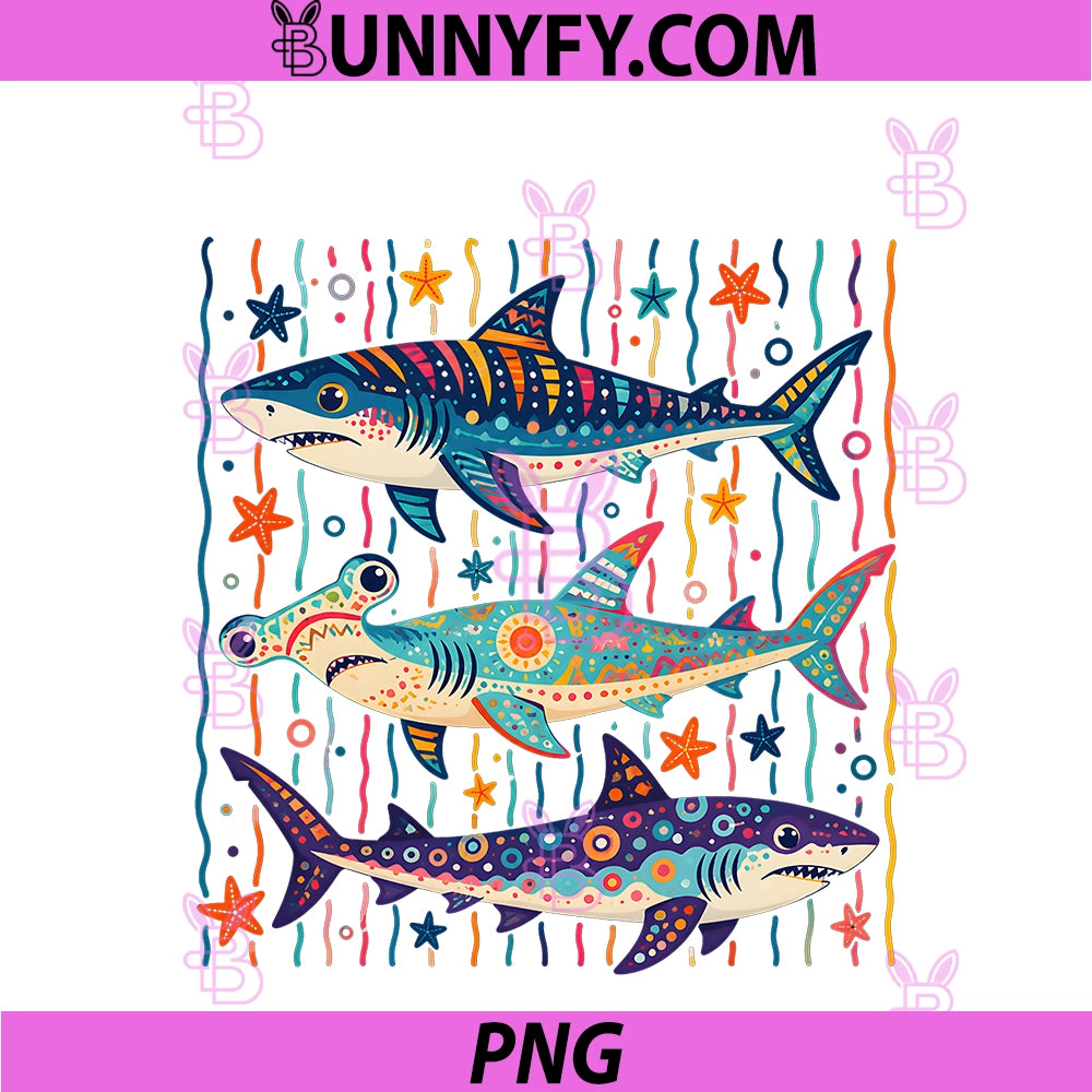Shark Aesthetic Tropical Ocean Marine Life PNG, Summer Beach PNG