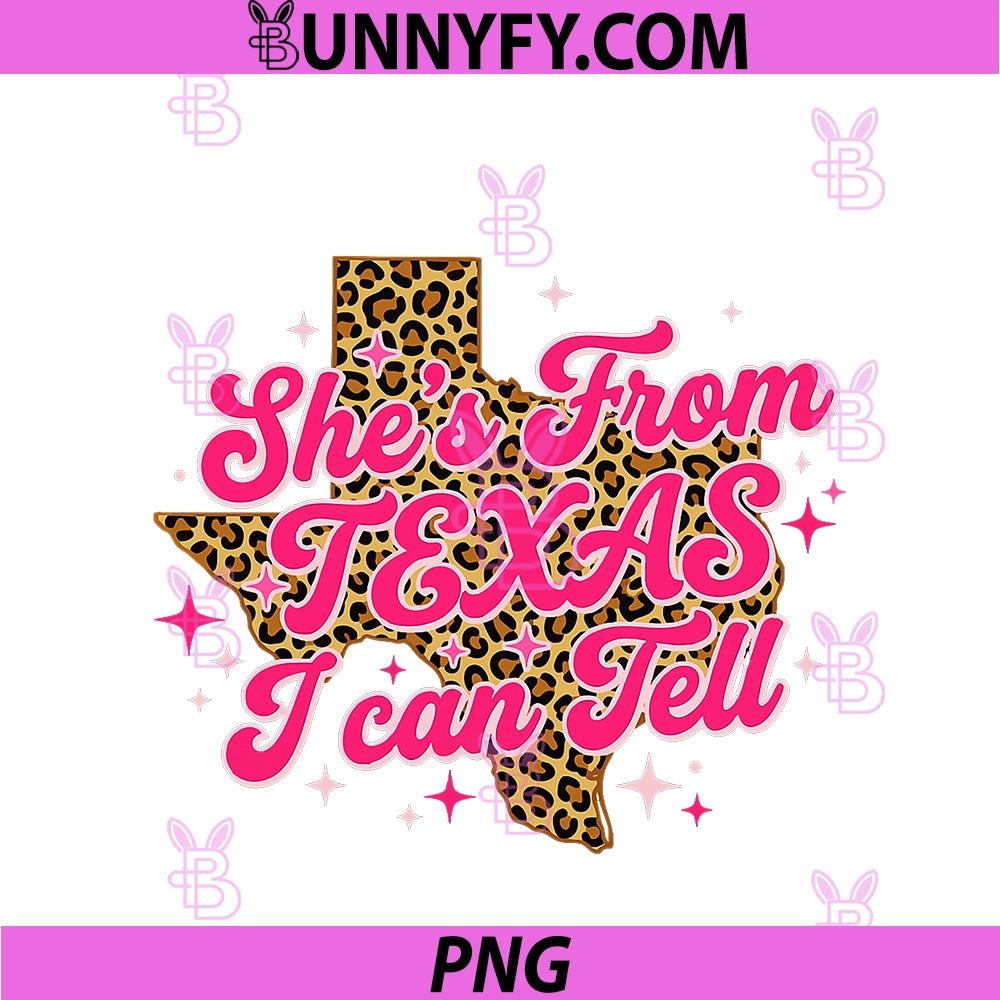 She's From Texas I Can Tell Retro PNG, Vintage Texas Girl PNG
