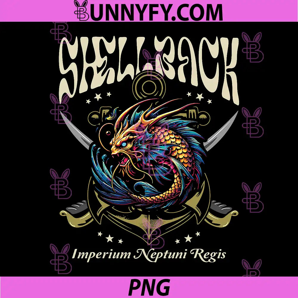 Shellback Imperium Neptuni Regis PNG, Equator Crossing Art PNG