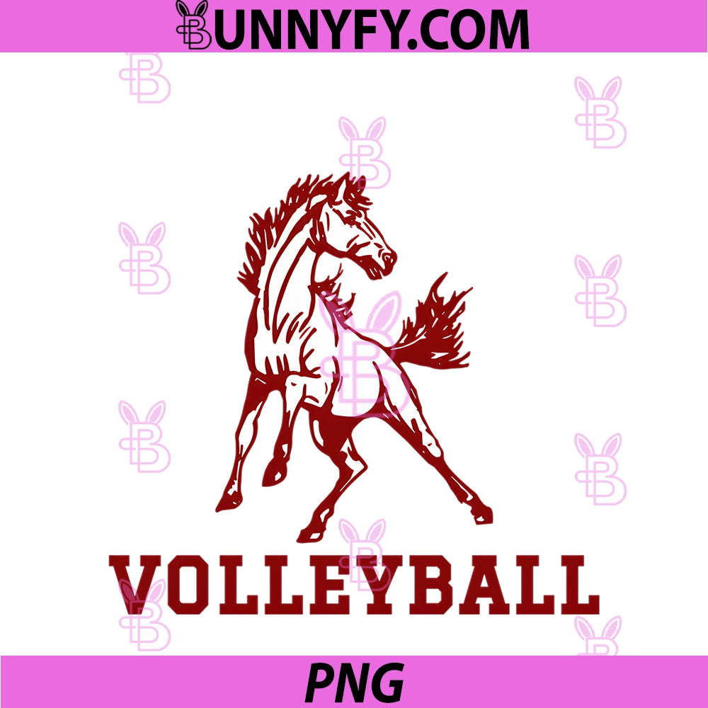 Shenandoah High School PNG, Mustangs & Fillies Volleyball PNG