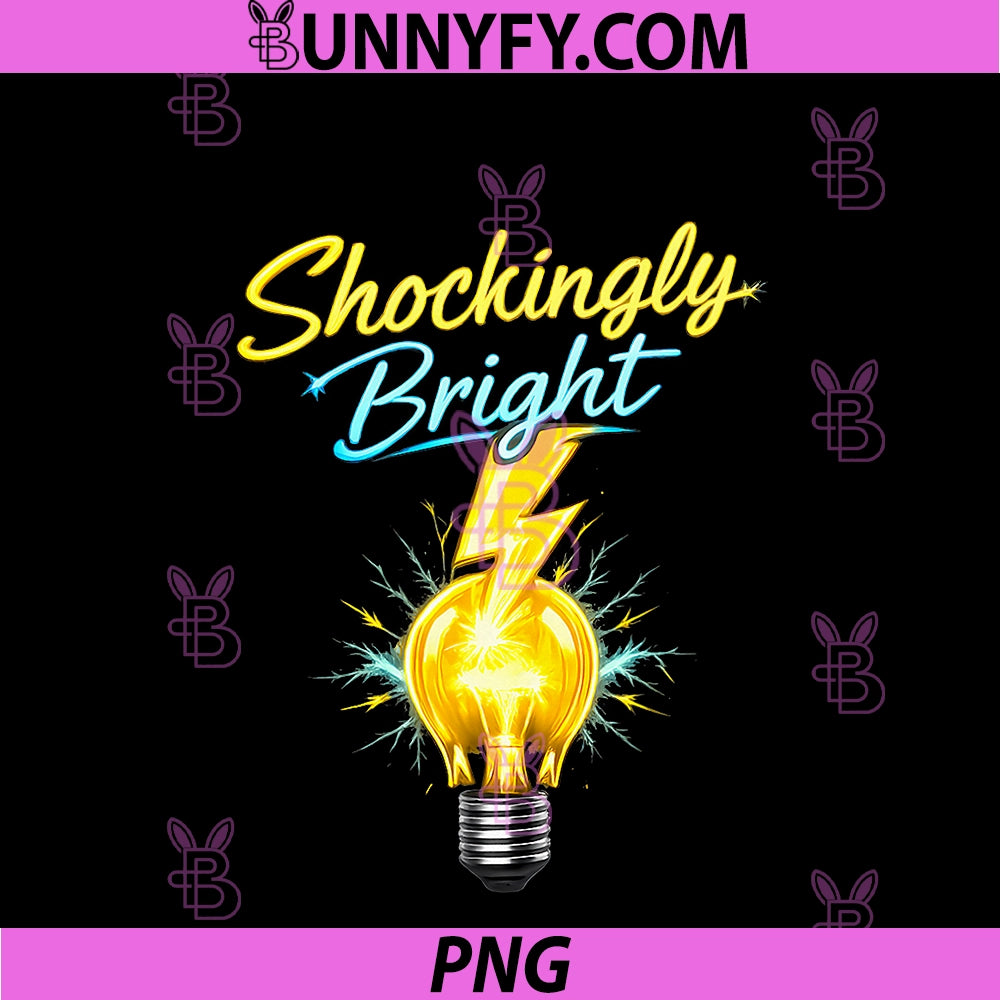 Shockingly Bright PNG, Electrician Neon Lightning Bolt PNG