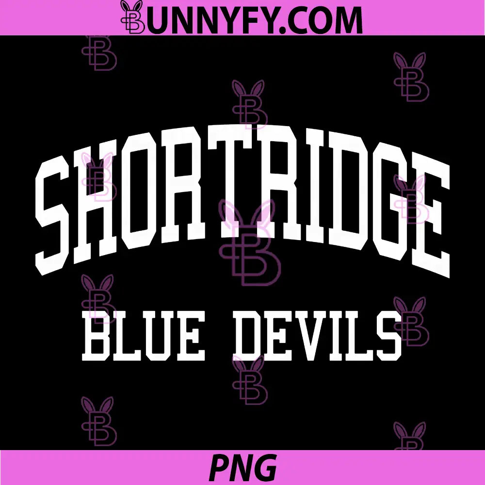 Shortridge Blue Devils PNG, Shortridge High School Retro Sports PNG