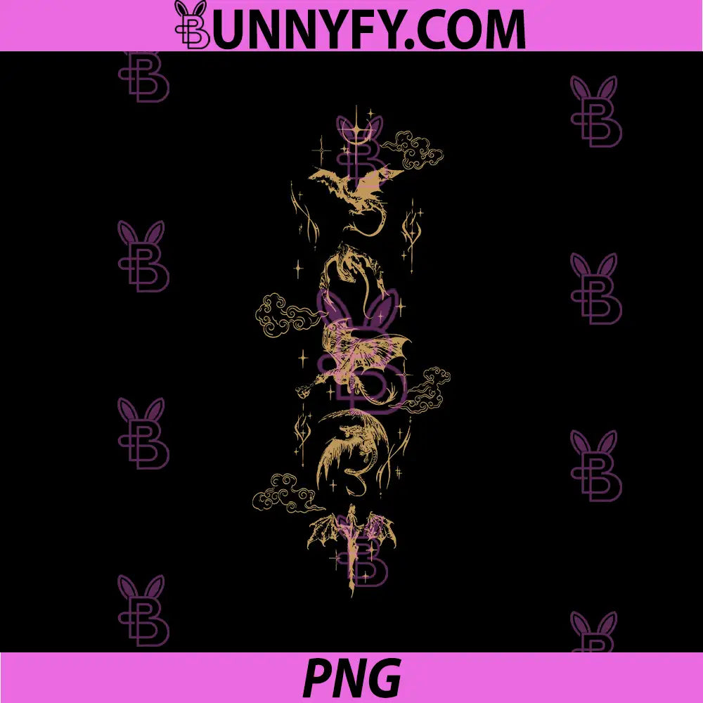 Mystic Dragon Illustration PNG, Dark Fantasy Dragon PNG