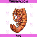 Shrimp Body Costume PNG, Funny Halloween Animal PNG