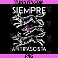 Siempre Antifascista PNG, Anti Fascist Wolves Retro PNG