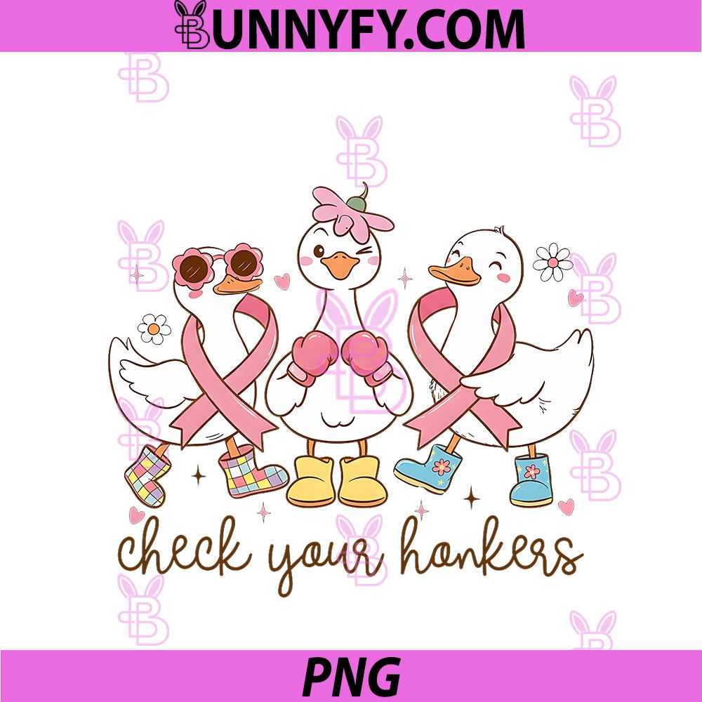 Silly Goose Pink PNG, Ribbon Breast Cancer Awareness PNG