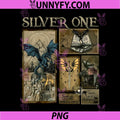 Silver One Dragon Rider Collage PNG, Tairn Andarna Wingleader Art PNG