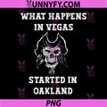 What Happens In Vegas PNG, Started In Oakland Football PNG