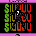 Siuuuu Funny Soccer PNG, Present for Soccer Lovers Fans PNG