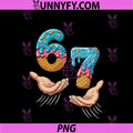 Six Seven 6 7 Ice Cream PNG, Hands Meme Graphic PNG