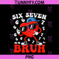 Six Seven 6 7 Meme 67 Trend PNG, Valentines Day Boys PNG