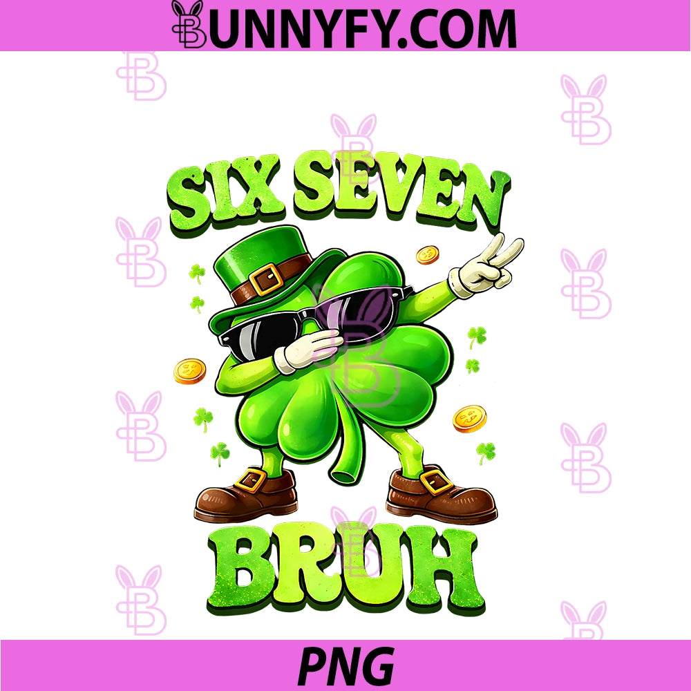 Six Seven 67 Meme PNG, St Patricks Day 6 7 PNG