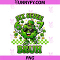 Six Seven 67 Meme PNG, St Patricks Day PNG